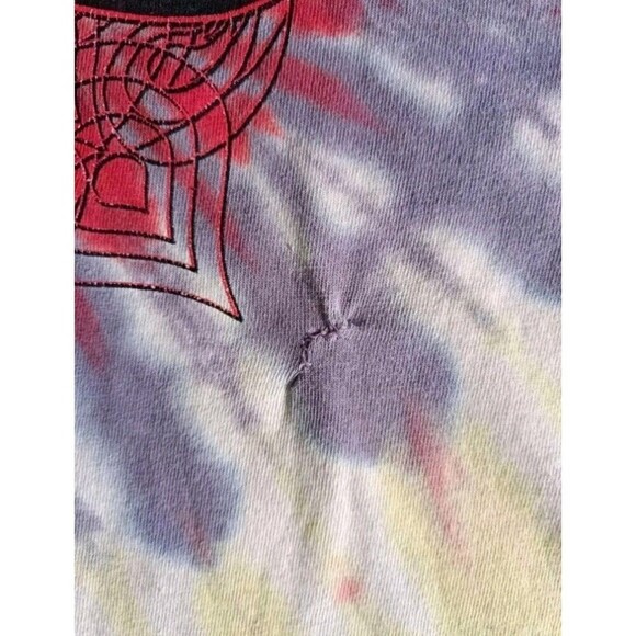Vintage Chicago Band T-Shirt Men's Large Tie Dye Short Sleeve - Picture 5 of 7